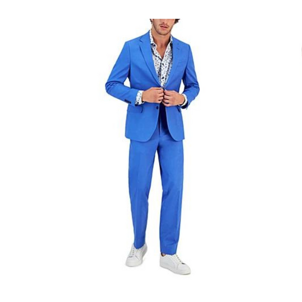 Trajes de 2 piezas Nautica de ajuste moderno para hombre (bielástico, algodón elástico sólido)