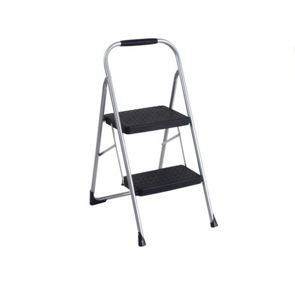 Cosco Two Step Big Step Folding Step Stool with Rubber Hand Grip