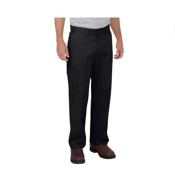 Dickies Pantalón cargo recto y relajado para hombre (negro)