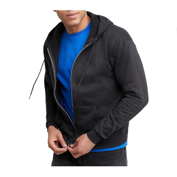 Hanes Men's Full-Zip Eco-Smart Fleece Hoodies (3 Colors)