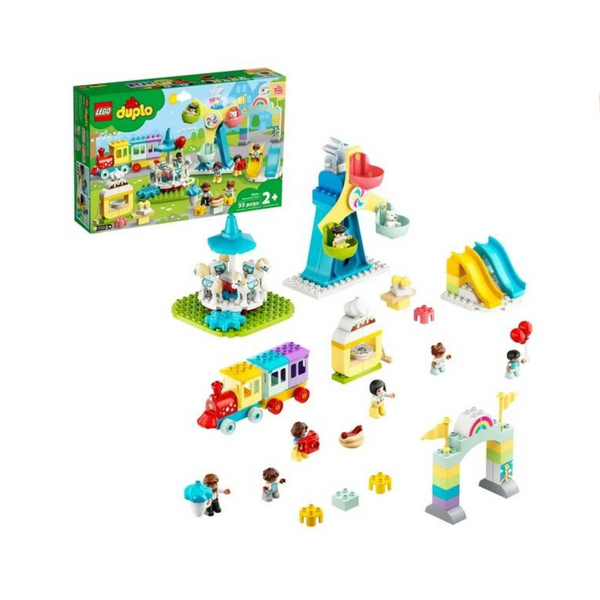 LEGO DUPLO Town Amusement Park Fairground Building Set