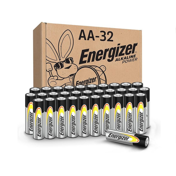 Pilas alcalinas AA de larga duración Energizer (32 unidades)