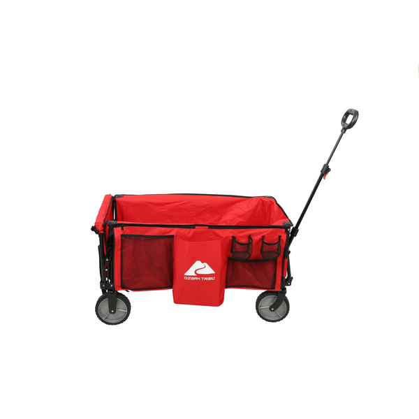 Ozark Trail Camping Utility Wagon with Tailgate & Extension Handle