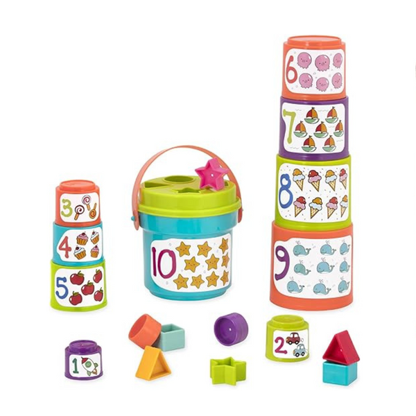 Stacking Cups for Toddlers and Babies