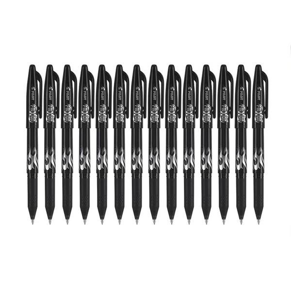 PILOT FriXion Ball Erasable & Refillable Gel Ink Stick Pens, Fine Point, Black Ink (14-Pack)