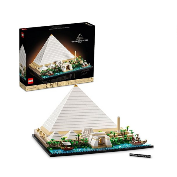 LEGO Architecture Gran Pirámide de Giza, kit de construcción de modelos para decoración del hogar