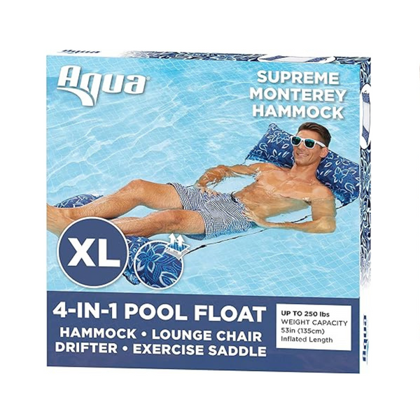 Flotador para piscina y hamaca de agua Aqua 4 en 1 Monterey Supreme XL