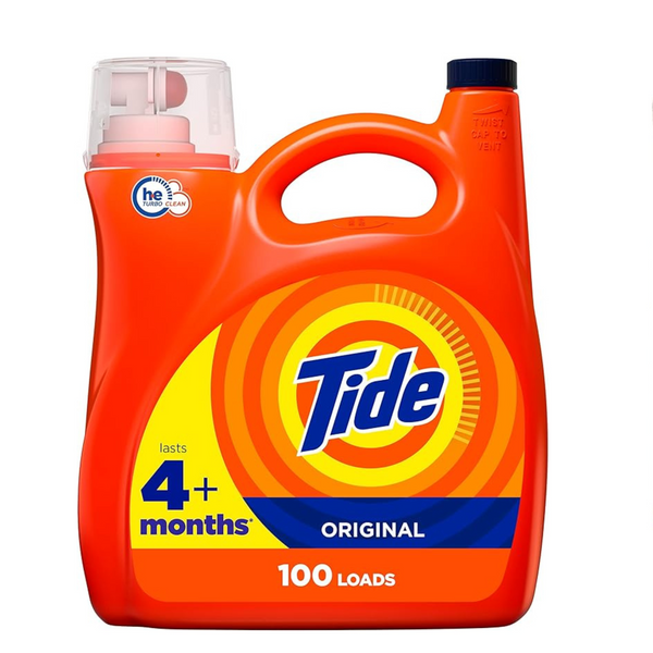 Marea 146 fl Oz. Detergente líquido para ropa o paquetes de jabón de detergente líquido para ropa Tide PODS de 76 unidades