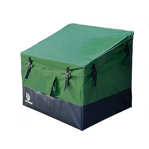 YardStash Caja de cubierta de lona portátil resistente al agua para almacenamiento al aire libre para todo tipo de clima