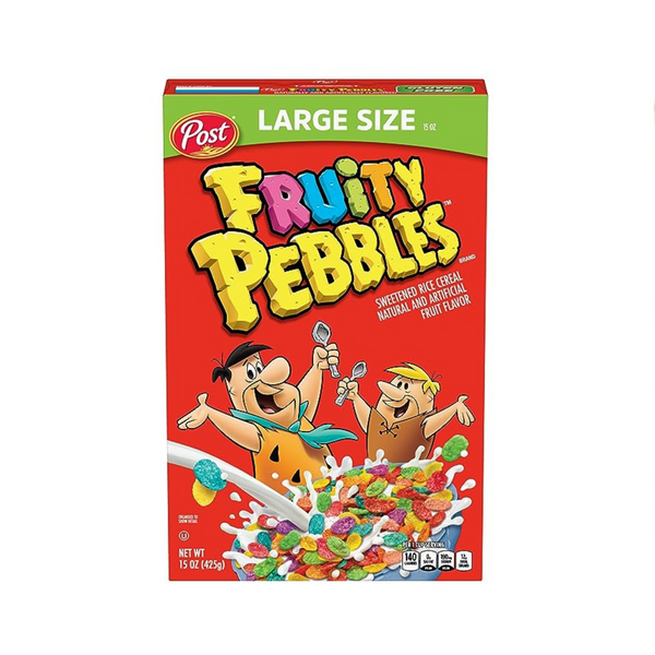 Caja grande de cereales Post Fruity Pebbles