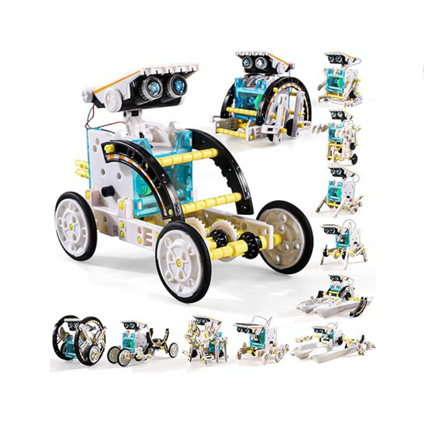 Lucky Doug 12-in-1 STEM Solar Powered Robot Kit