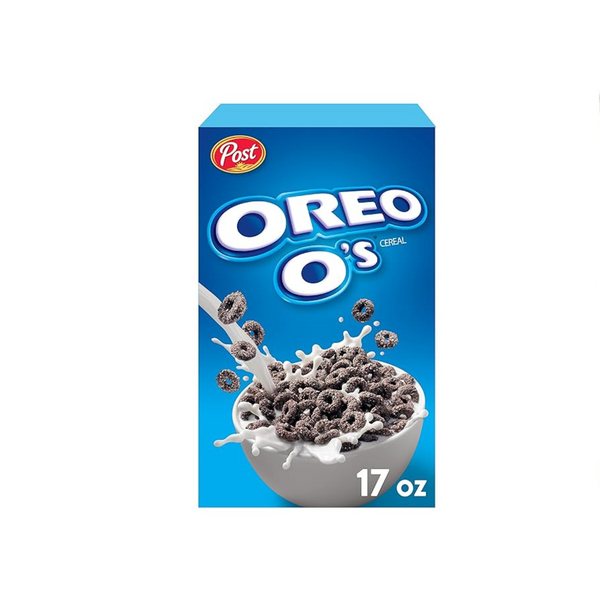 Post OREO Os Breakfast Cereal, 17 Oz Box