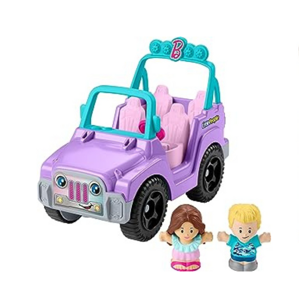 Coche de juguete Barbie de Little People, crucero de playa