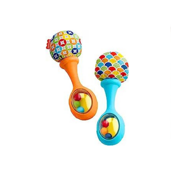 Fisher-Price Juguetes para recién nacidos Rattle 'n Rock Maracas