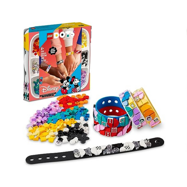 LEGO DOTS Disney Mickey y sus amigos Megapaquete de pulseras 5 en 1 Juego de manualidades