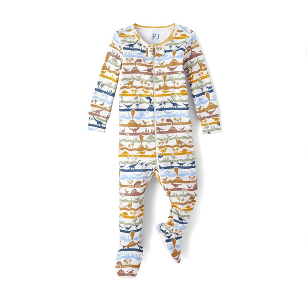 The Children's Place Pijama de una pieza con patas, 100% algodón, ajuste ceñido para bebés y niños pequeños