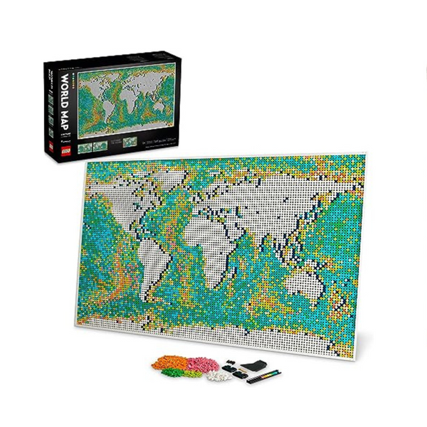 LEGO Art World Map Building Set (11,695 Pcs)