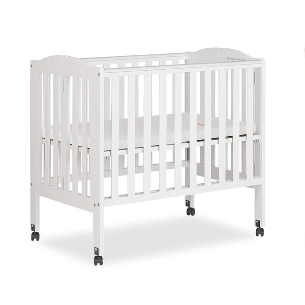 Dream On Me 2-In-1 Portable Crib In White