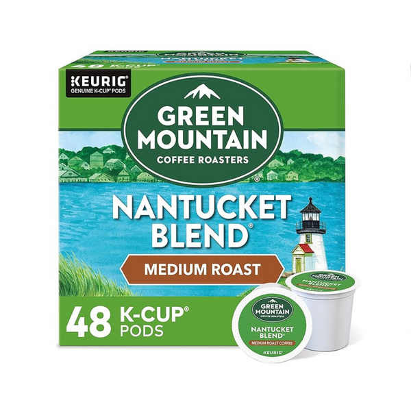 48 unidades Keurig K-Cups (mezcla Green Mountain Nantucket, mezcla Caribou o McCafe Premium Roast)