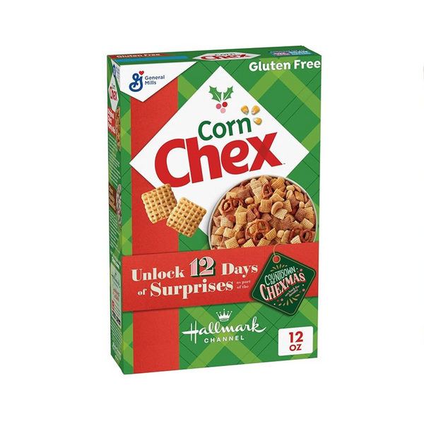 Cereal de desayuno sin gluten de maíz o arroz Chex, caja de 12 oz