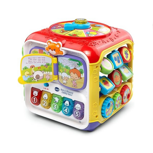 Cubo de actividades VTech para ordenar y descubrir