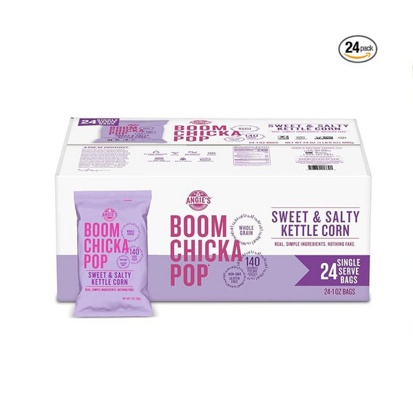 Boom Chicka Pop Sweet & Salty Kettle Corn Popcorn, 1 oz. (Pack of 24)