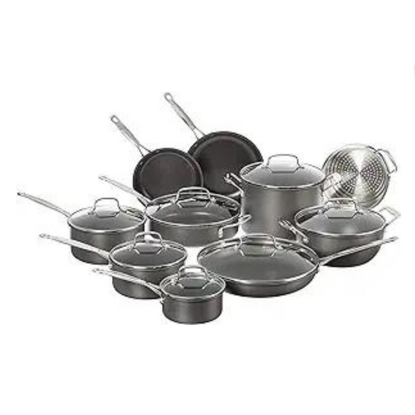 Cuisinart Chef’s Classic Nonstick Hard Anodized 17-Piece Cookware Set