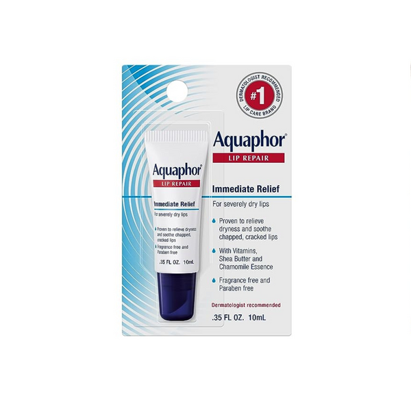 3 tubos de pomada reparadora de labios Aquaphor