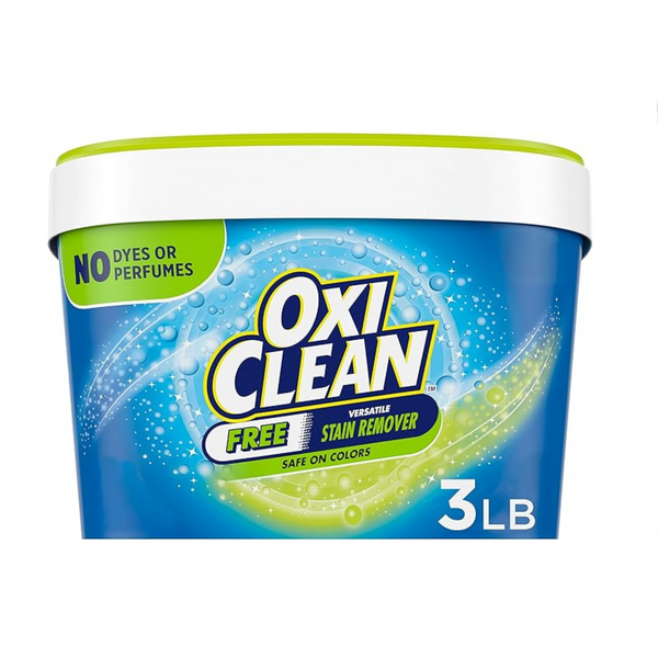 Get 3 OxiClean Free Versatile Stain Remover Powder, 3 Lb