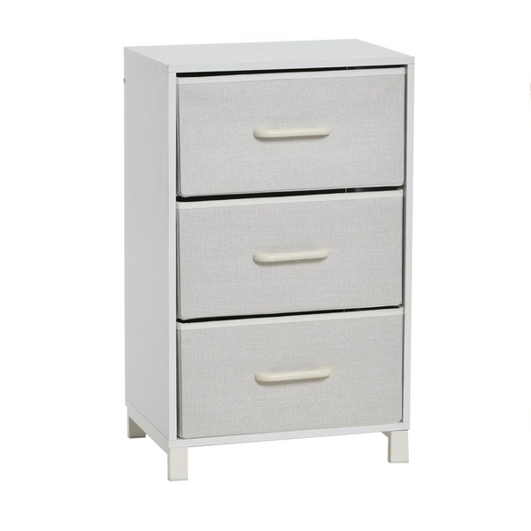 Dresser Nightstand Chest w/3 Drawers