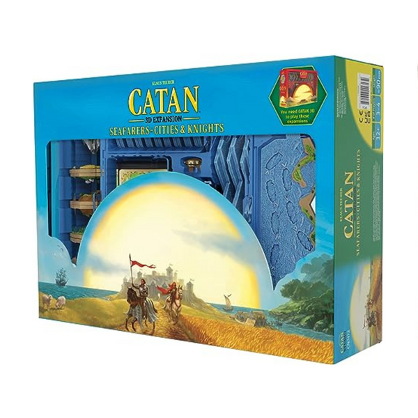 Expansión del juego de mesa CATAN 3D Edition Seafarers and Cities &amp; Knights