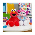 Sesame Street Friends Elmo and Abby Cadabby 8-inch Plush Stuffed Animals Set