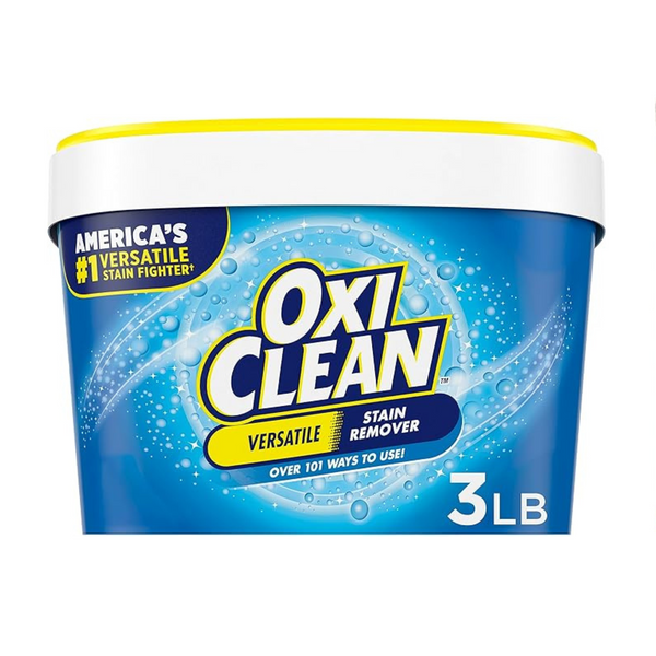 2 botes de polvo quitamanchas versátil OxiClean de 3 libras