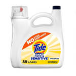 4 Bottles Of Tide 128oz Simply Liquid Laundry Detergent Free & Sensitive Or Berry Blossom