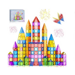 102-Pc Magnetic Tiles Building Blocks