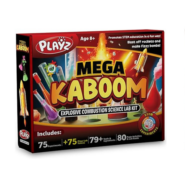 Juega Mega Kaboom! Kit de más de 150 experimentos científicos explosivos