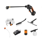 WORX Hydroshot 20V Power Share 4.0Ah 320 PSI Cordless Portable Power Cleaner w/Cleaning Accessories