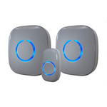 SadoTech Wireless Doorbell – 1 Ringer & 2 Plug-In Chime Receivers