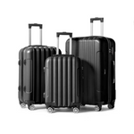 Zimtown 3-Piece Nested Spinner Suitcase Luggage Set with TSA Lock