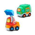 VTech Go! Go! Smart Wheels Garbage Truck and Excavator