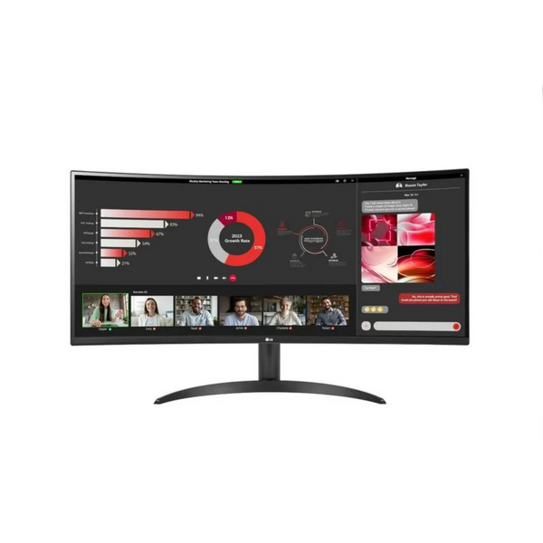 Monitor curvo LG de 34″ ultraancho WQHD 3440 x 1440