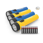 Eveready Led Flashlights (4-Pack) with AA Batteries Included