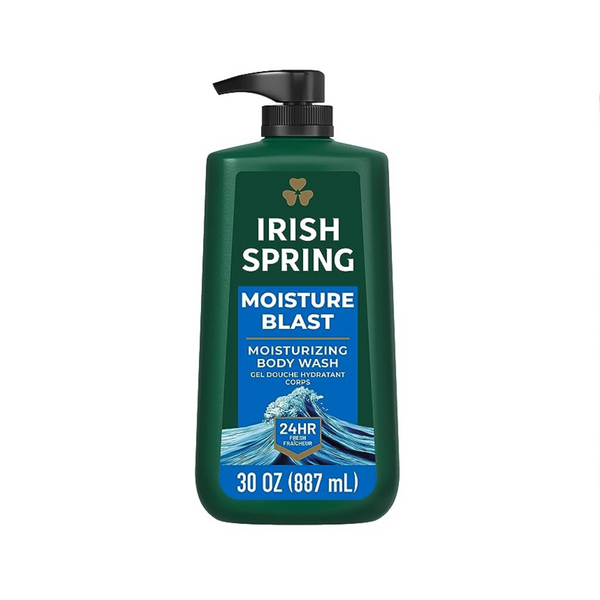 Jabón corporal Irish Spring Moisture Blast (bomba de 30 onzas)