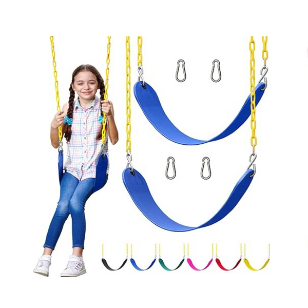 Columpios Jungle Gym Kingdom (paquete de 2) con cadenas resistentes