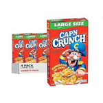 4 Large Boxes of Cap’n Crunch Cereal