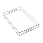 Acrylic Trays, 12×16 Clear Acrylic Tray with Handle