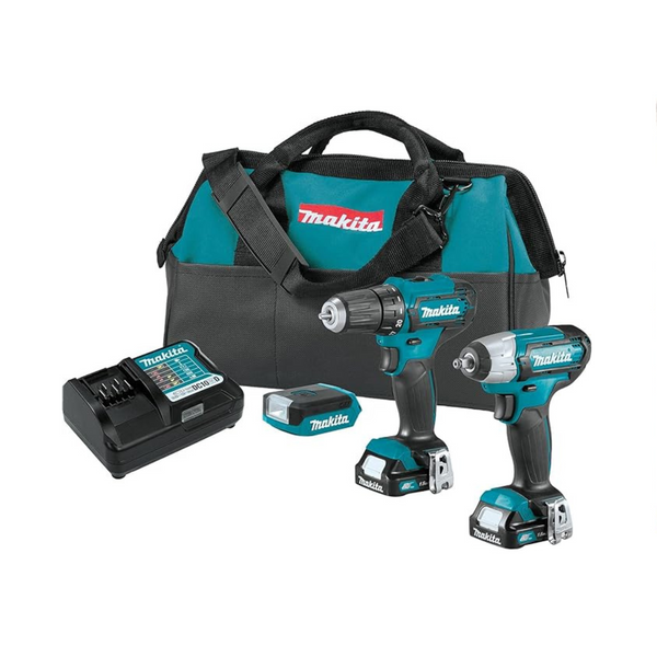 Makita 12V max CXT Lithium-Ion Cordless 3-Pc. Combo Kit