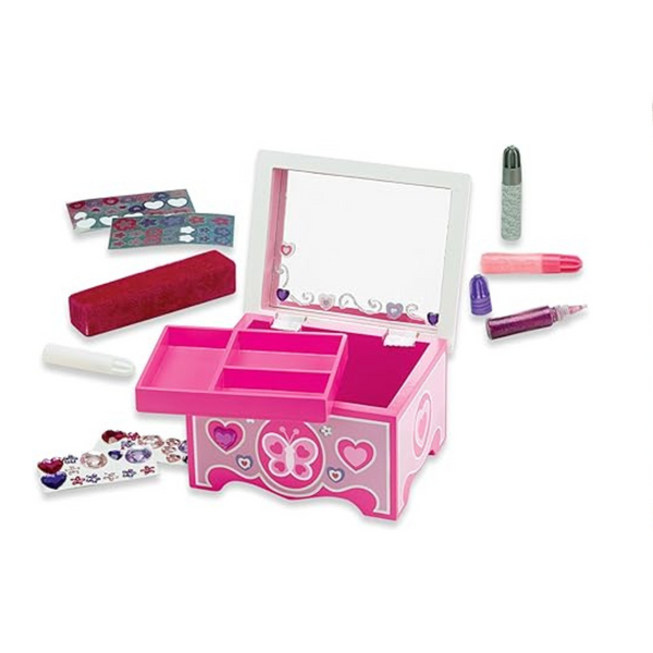 Melissa & Doug Created by Me! Jewelry Box Wooden Craft Kit