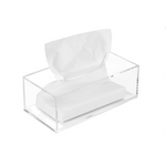 Acrylic Tissue Box Cover, 5mm Thicker Clear Tissue Box Holder