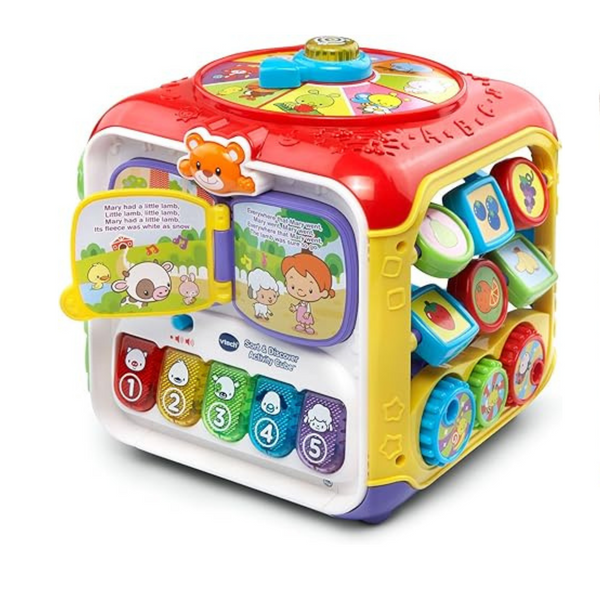 Cubo de actividades VTech para ordenar y descubrir